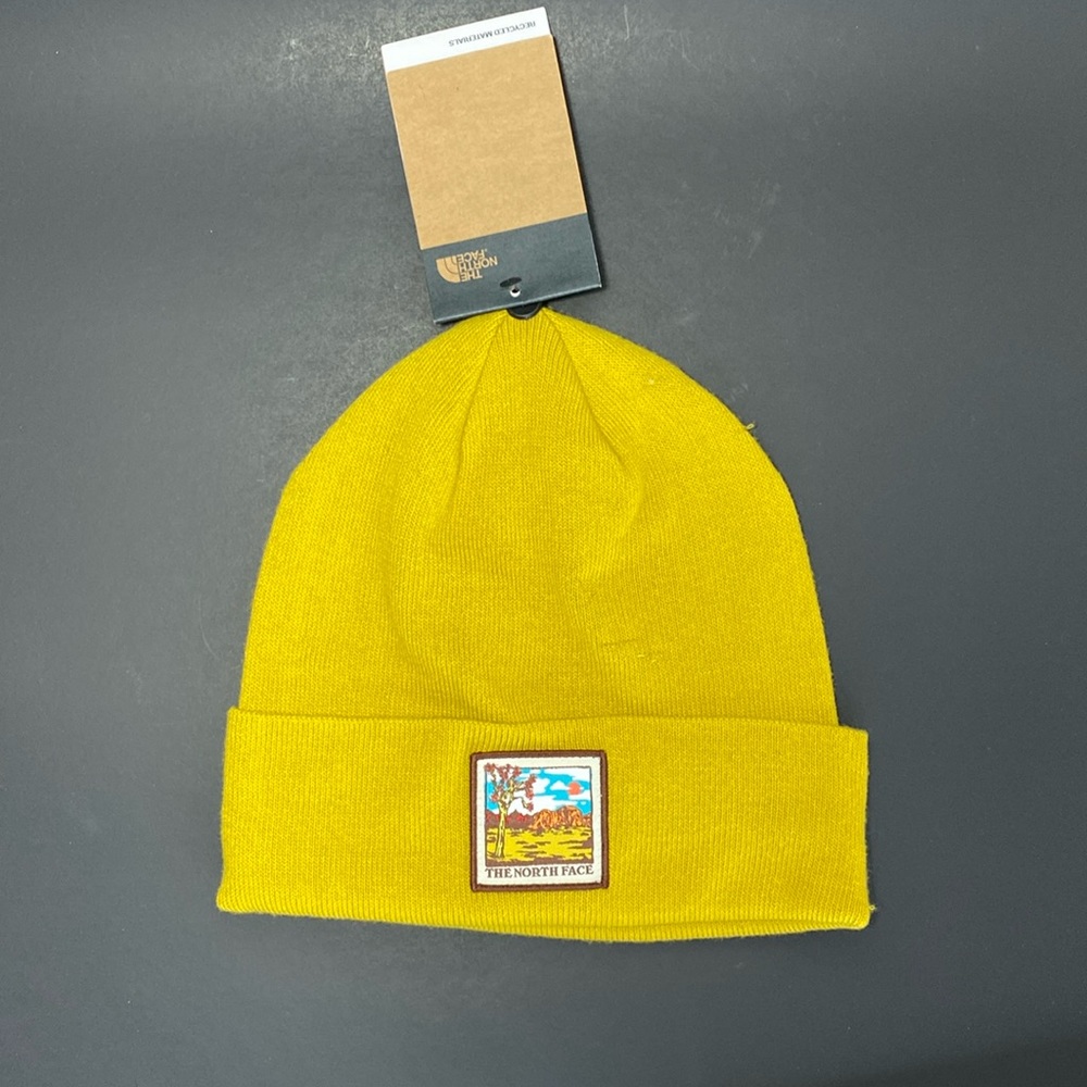 The North Face Embroidered Earthscape Mens Beanie/Hat Brand New with Tag Rare
